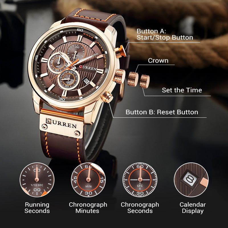 ❤️🔥Men's High-End Classic Quartz Watches