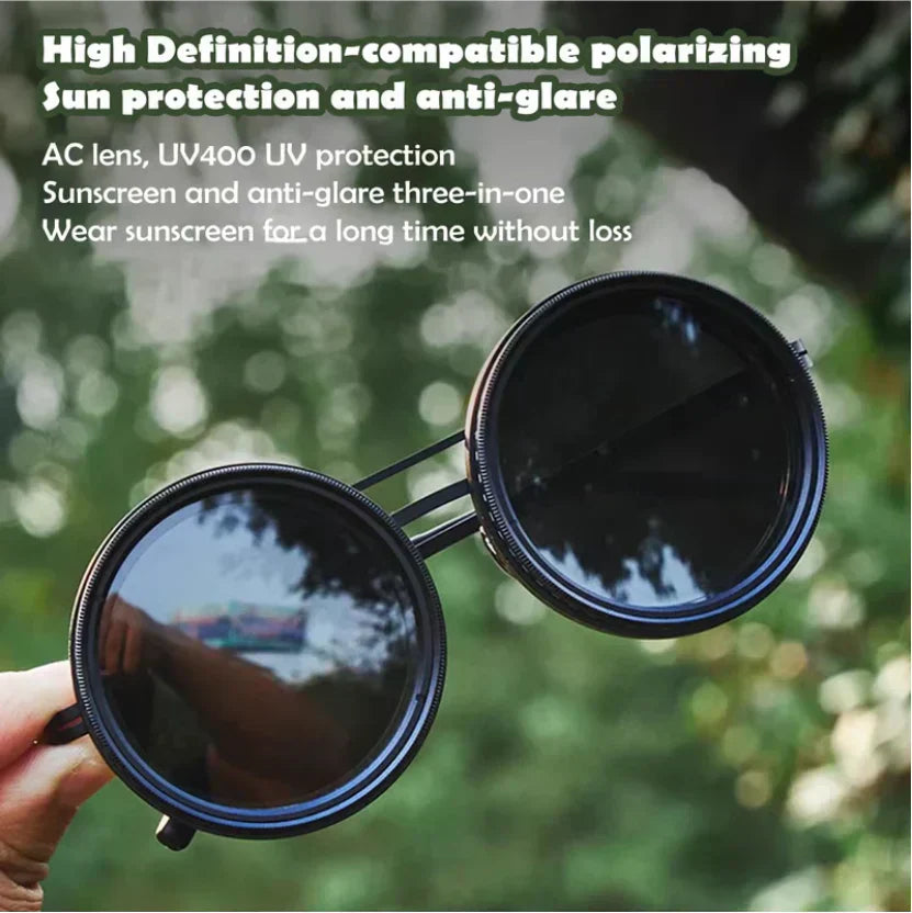 š„Adjustable Tint Polarized Round Sunglasses