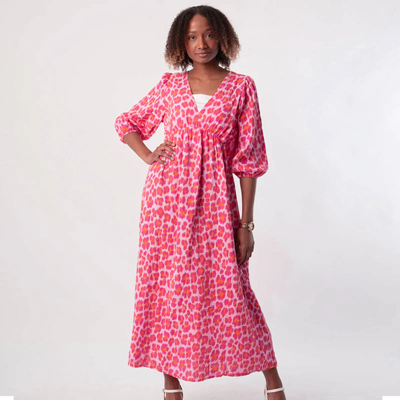 🎀Women's V-Neck Printed Dress