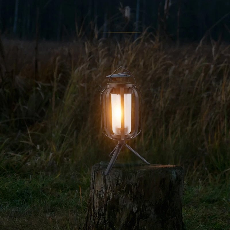 🌞Summer Sale 🔥Solar Lantern Outdoor Light with 4 Modes