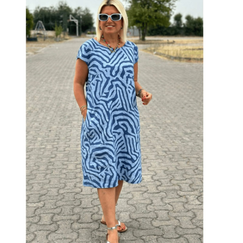 💃2025 New Boho Vintage Casual Printed Dress