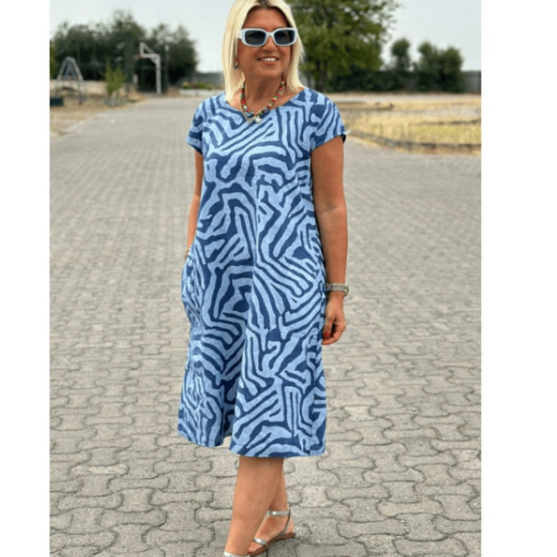 💃2025 New Boho Vintage Casual Printed Dress