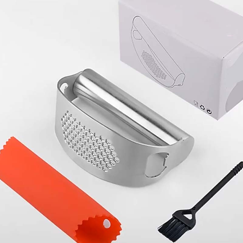 Multi-Functional Stainless Steel Garlic Press