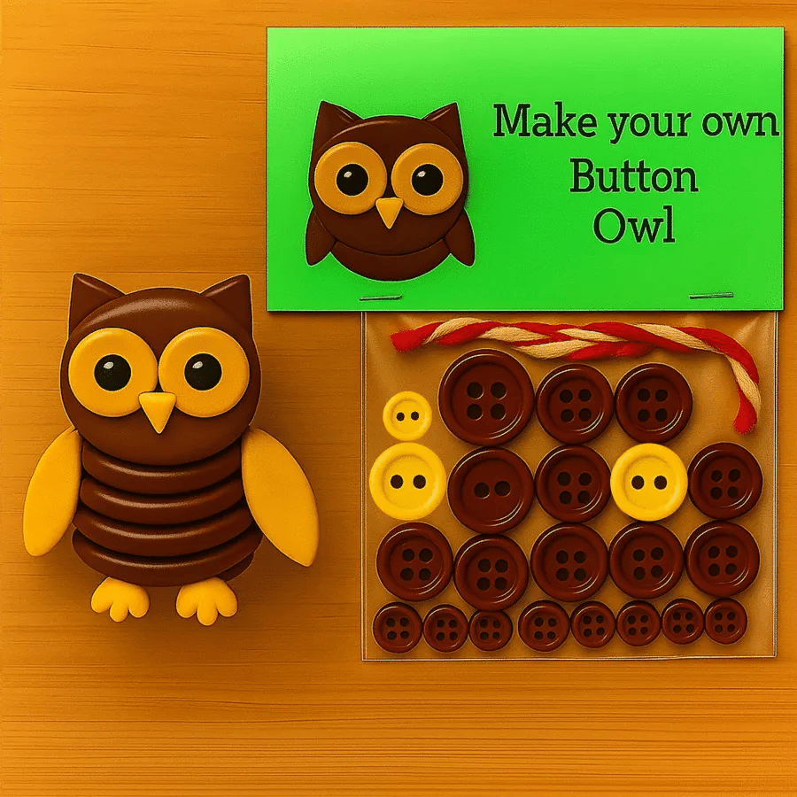✨DIY Button Animal Ornaments