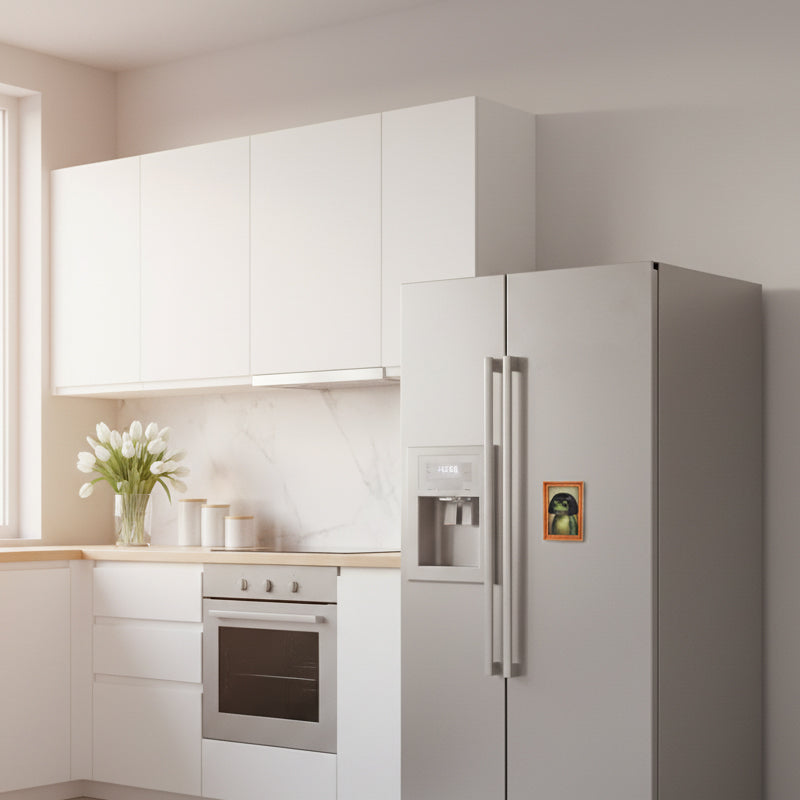 Funny & Quirky Frog Wooden Fridge Magnet