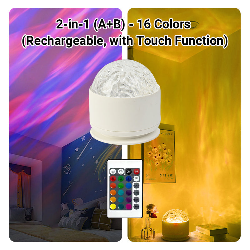 Aurora Night Light Projector with Remote Control