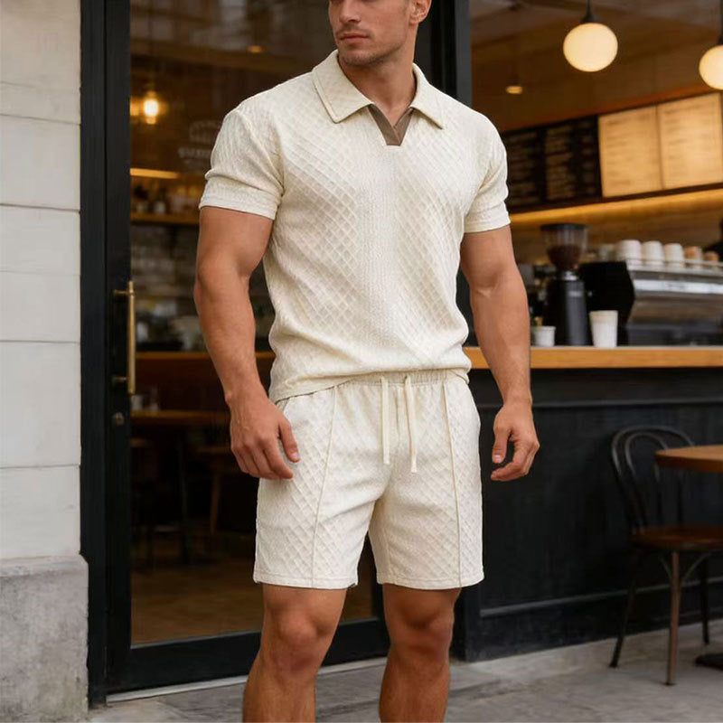 Breathable Knit Casual Set – Wrinkle-Free, Relaxed Fit
