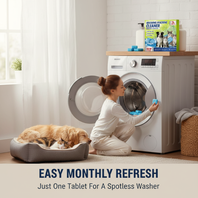 🐾 Pet‑Owner Washing Machine Cleaner Tablets 🧼