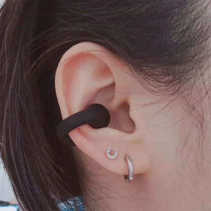 Casque d'Écoute à Conduction Osseuse Avec Clip d'Oreille Sans Fil