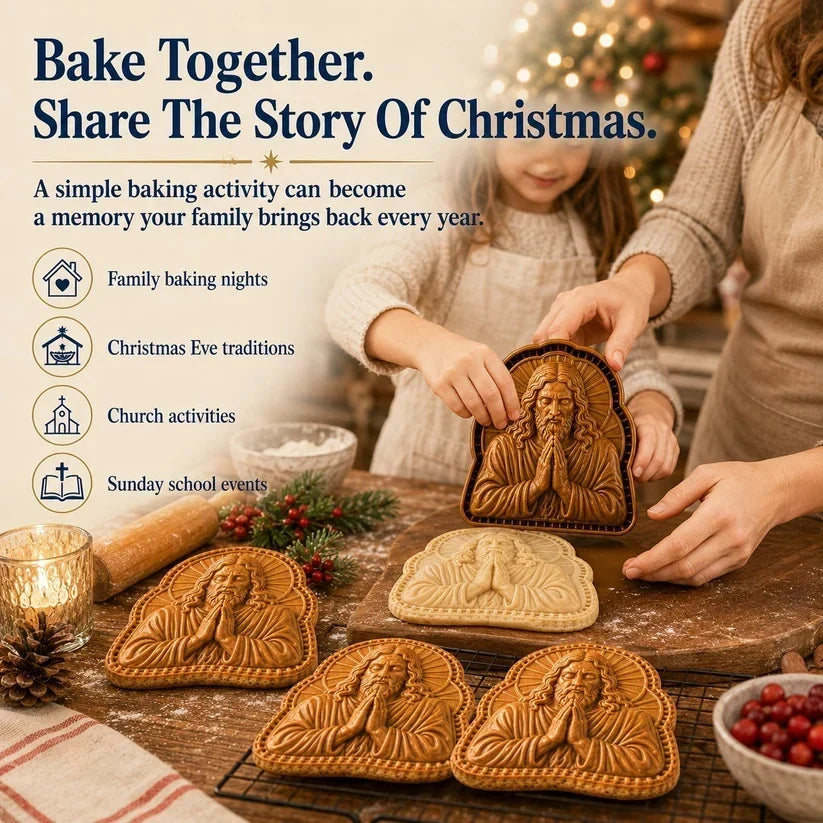 🥧✨ Faith & Nativity Christmas Mini Pie Mold Collection