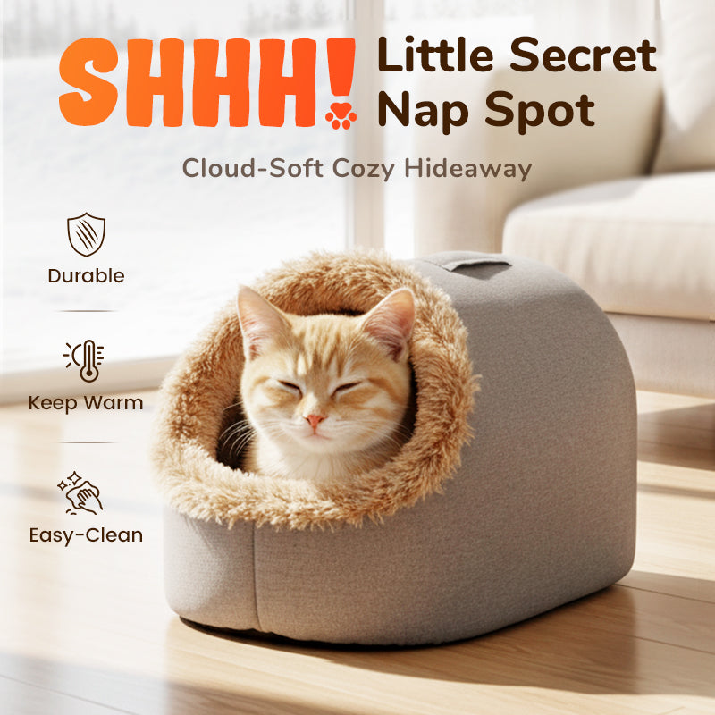 Winter Warm Pet Cave Bed