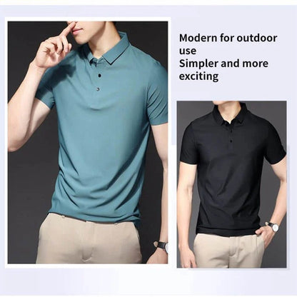 🎁 Hommes Business-Casual Polos à manches courtes👕