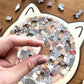 🎁135-Piece Morandi-Colored Cat Shaped Wooden Jigsaw Puzzle