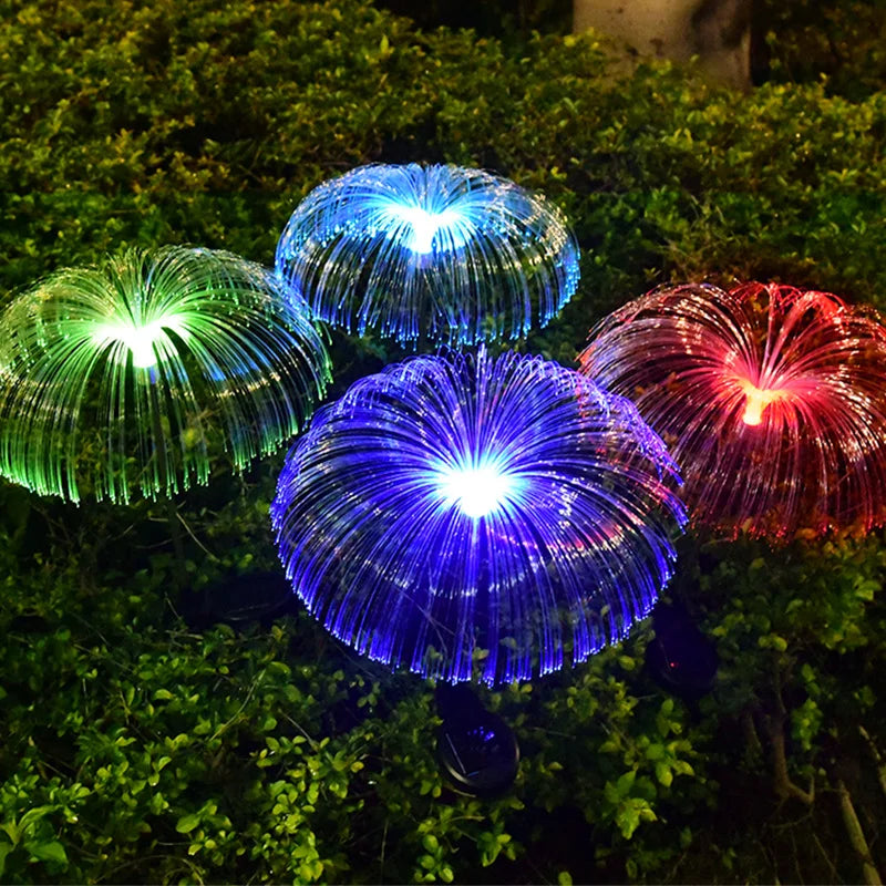 Solar Garden Lamp – Color-Changing Jellyfish Lamp