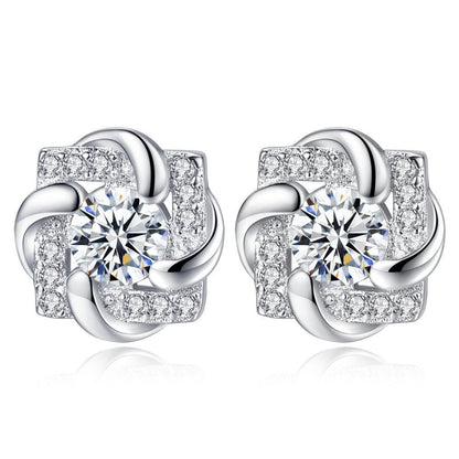 💎Moissanite Sparkle Ear Studs – Brilliant shine, hypoallergenic & perfect for daily elegance or gifting 💍