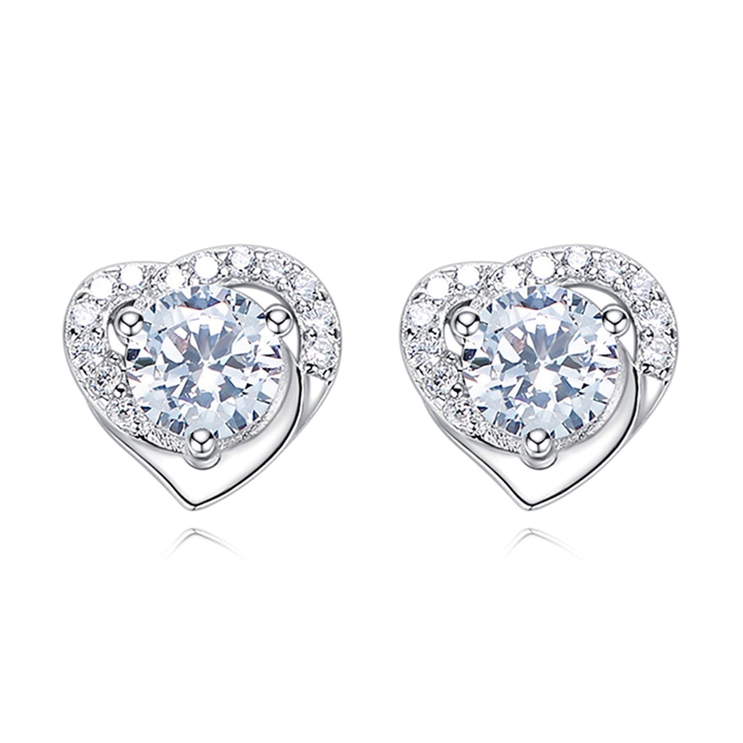 💎Moissanite Sparkle Ear Studs – Brilliant shine, hypoallergenic & perfect for daily elegance or gifting 💍