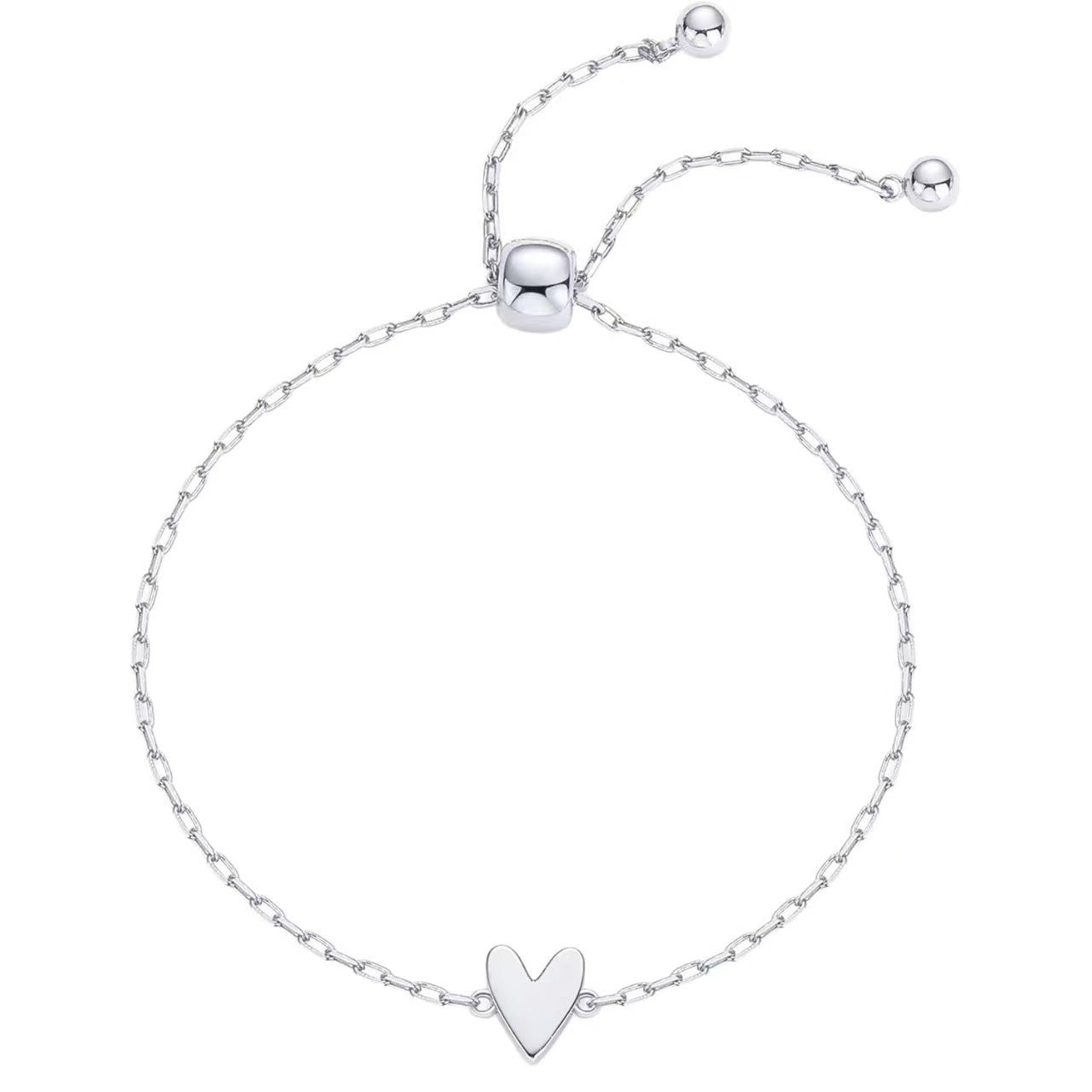 💖Matching Heart Charm Bracelet Set