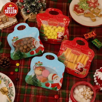 🎅✨50K+ SOLD!🎄Bestseller Self-Sealing Christmas Candy and Cookie Bags🍪for Holiday Gifts, Biscuits and Seasonal Treats🎁