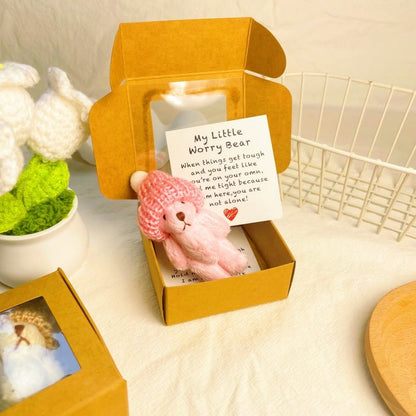 🎁Handmade Mini Plush Teddy Bear in Box🧸