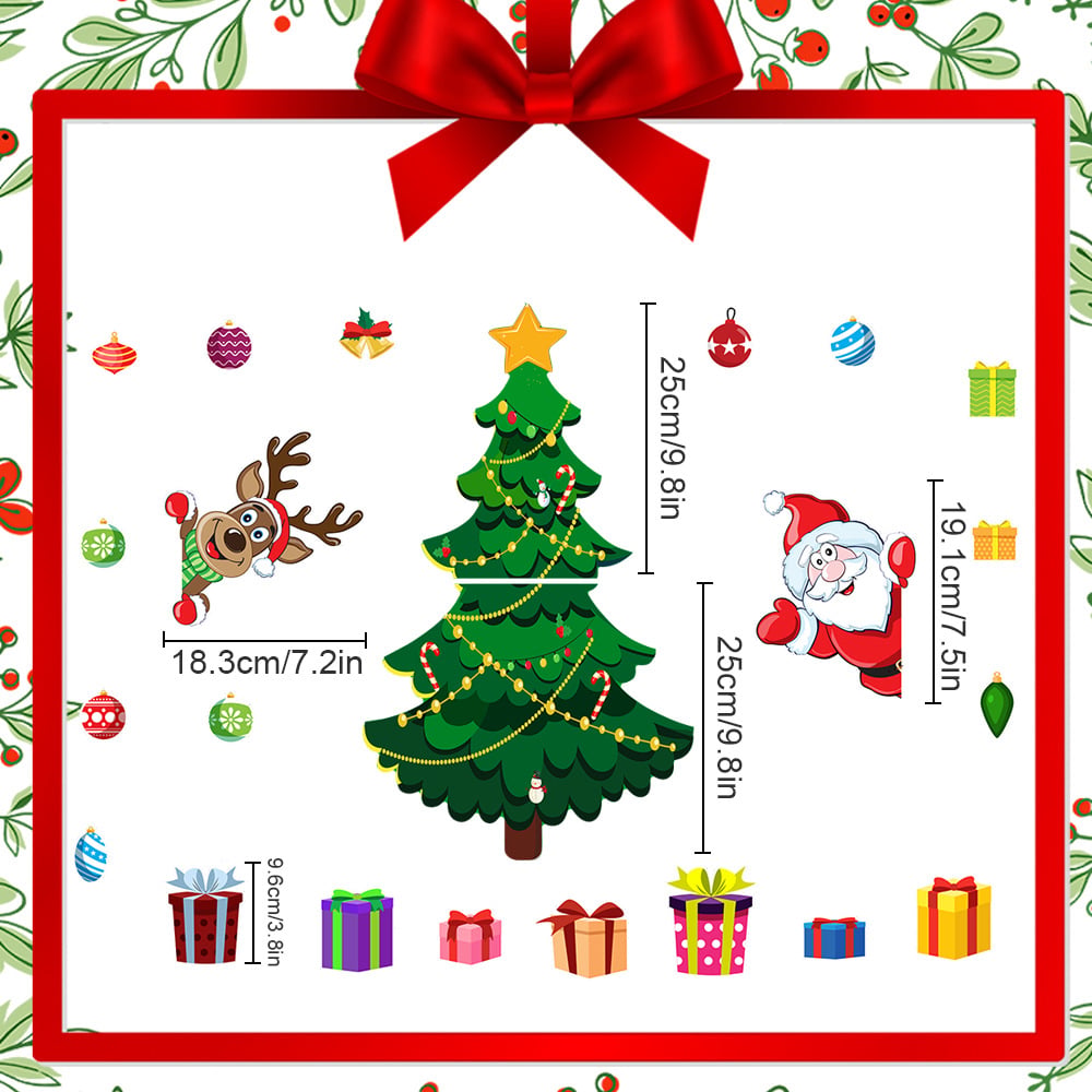 🎅 Christmas Themed Magnetic Sticker🎄Fun, Festive & Family-Friendly!