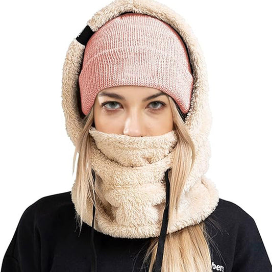 🔥Unisex Warm Ski Hooded Scarf ☃️☃️
