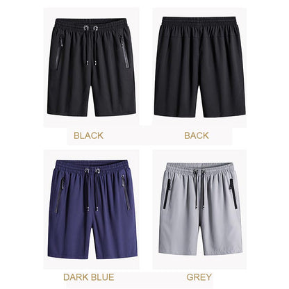 ⏰【ACHETER 1 OBTENIR 1 GRATUIT】🔥Short stretch en soie glacée grande taille pour homme