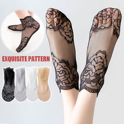 Chaussettes à lacets pour dames (5 paires)