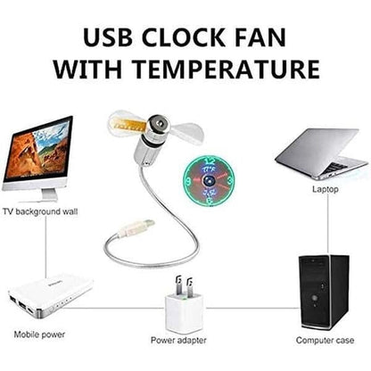 Ventilateur USB avec éclairage LED (PLUS DE COUVERTURE, PLUS DE BESOIN)