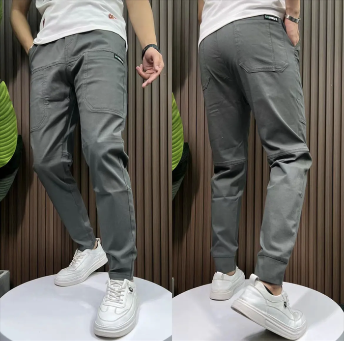 Pantalon d'été respirant multi-poches stretch pour hommes - Achetez 2  livraison gratuite