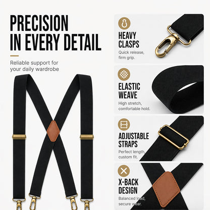 Universal X-Shaped High-Elastic Suspenders