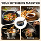 🍳Uncoated Thick Iron Pot