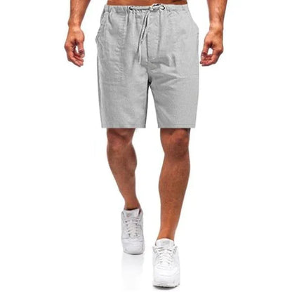 (🎁2024 Hot New Year's Sale🎁)Short décontracté en lin pour hommes