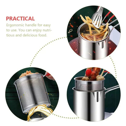 304 Stainless Steel Strip Filter Ingredient Fryer