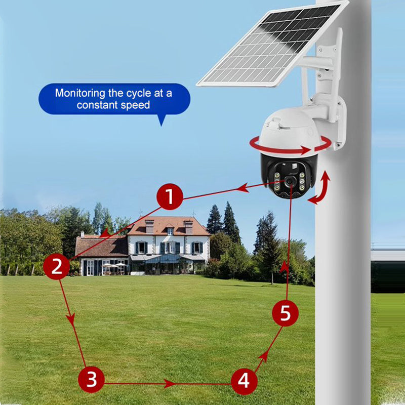 🎥Caméra de surveillance solaire sans fil intelligente（livraison gratuite）