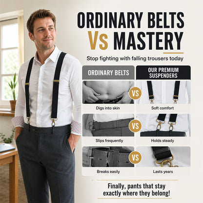 Universal X-Shaped High-Elastic Suspenders