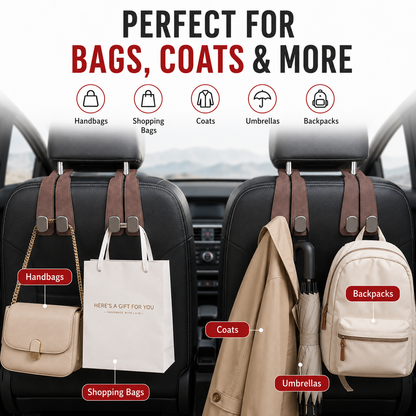 BUY MORE GET MORE FREE 🧥Seat Back Hanger – Perfect for Bags, Coats & More