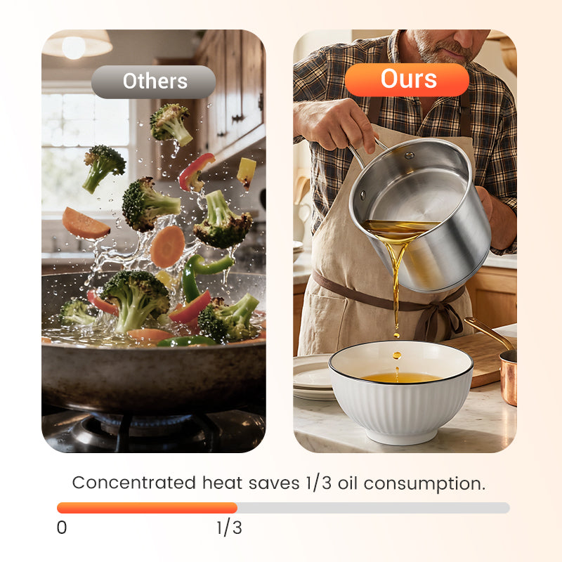 🔥304 Stainless Steel Multifuntional Fryer