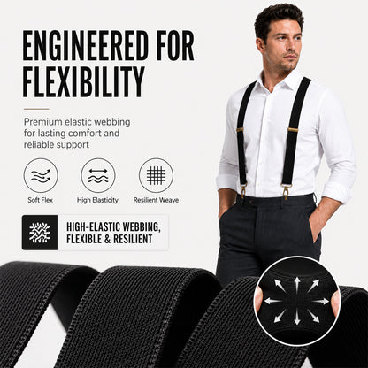 Universal X-Shaped High-Elastic Suspenders