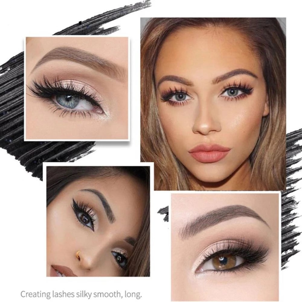 🧴💦 4D Waterproof Mascara – Silky Lengthening Formula | Sweat, Tears & Rain Resistant