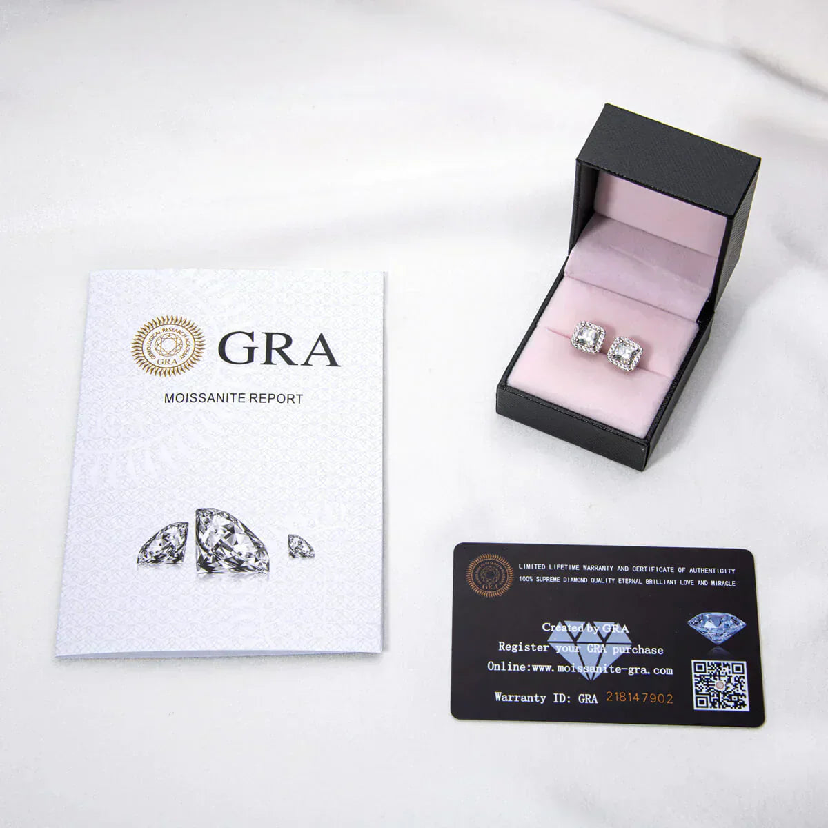 💎Moissanite Sparkle Ear Studs – Brilliant shine, hypoallergenic & perfect for daily elegance or gifting 💍