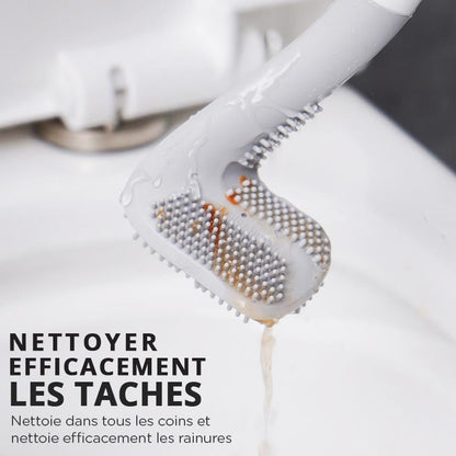 Brosse de toilette à long manche