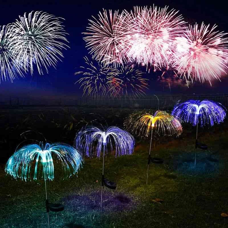 Solar Garden Lamp – Color-Changing Jellyfish Lamp