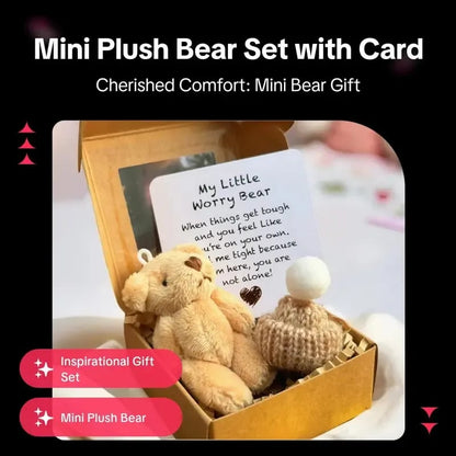 🎁Handmade Mini Plush Teddy Bear in Box🧸