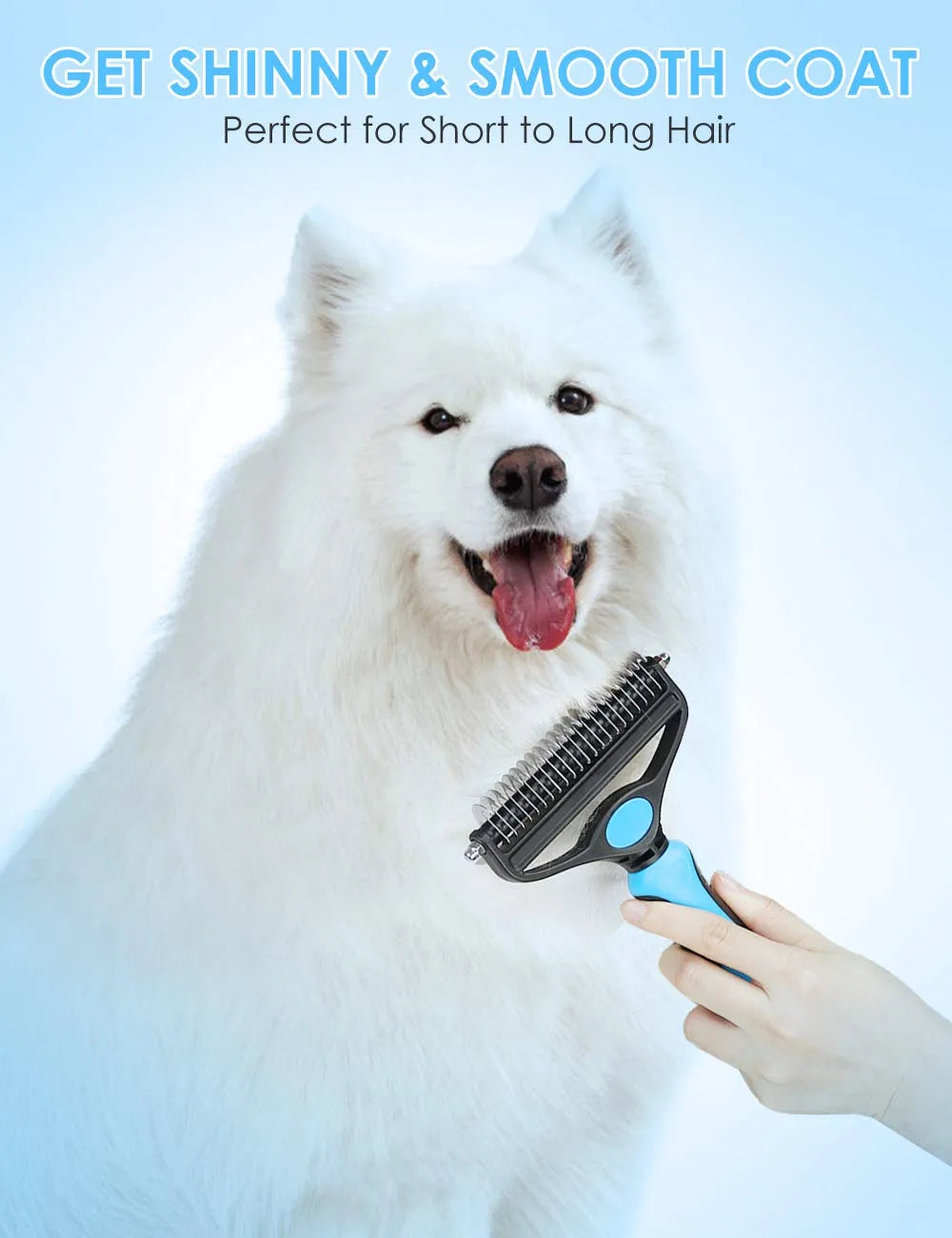 Professional Deshedding Tool For Dogs And Cats