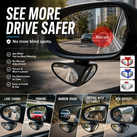 👀🚗HD Waterproof Dual-Sided Parking Mirror