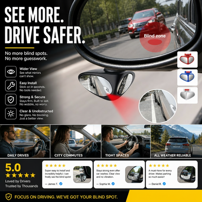👀🚗HD Waterproof Dual-Sided Parking Mirror