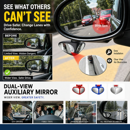 👀🚗HD Waterproof Dual-Sided Parking Mirror