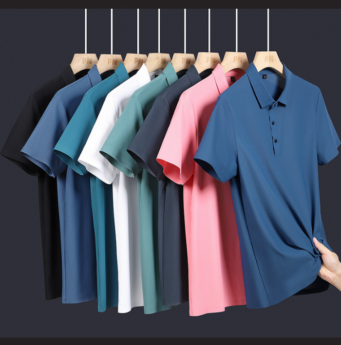 🎁 Hommes Business-Casual Polos à manches courtes👕