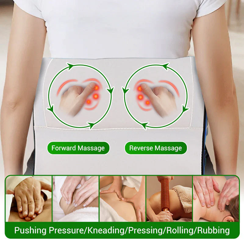 Multifunctional Deep Kneading Massage Pillow with Heat