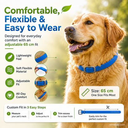 🌿🛡️ Natural Essential Oil Pet Collar – 8‑month flea & tick protection. Plant‑based, no harsh chemicals. Safe for dogs & cats! 🐾✨